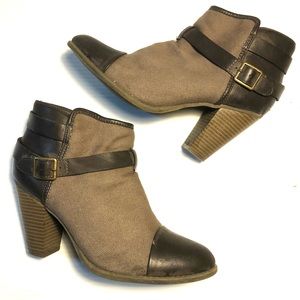 Lauren Conrad Farren Taupe Booties 9.5